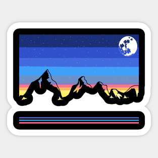 MOUNTAINS AESTHETICS Sticker